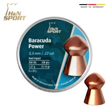 H&N Baracuda Power 5,5 mm verkupfert 1,37 Gramm
