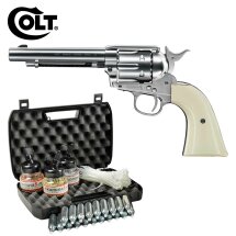 Kofferset Colt Single Action Army® 45 nickel Co2-Revolver Kaliber 4,5 mm BB (P18)