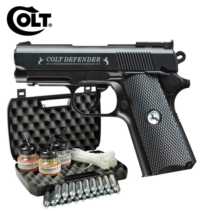 Kofferset Colt Defender 4,5 mm BB (P18) Co2-Pistole