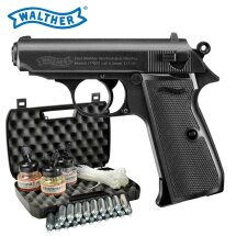 Kofferset Walther PPK/S Co2-Pistole Blow Back Kaliber 4,5 mm Stahl BB (P18)