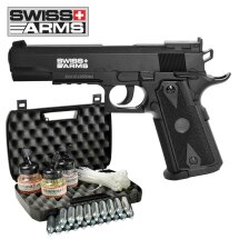 Kofferset Swiss Arms P1911 Match Co2 Pistole 4,5 mm BB (P18)