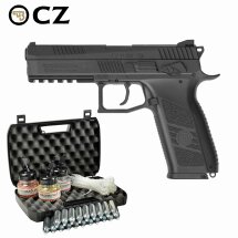 Kofferset CZ P-09 Duty 4,5 mm Diabolo/Stahl BB...