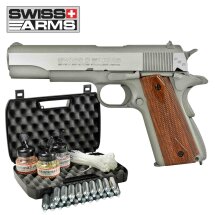 Kofferset Swiss Arms SA1911 Seventies Fullmetal Co2...