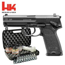 Kofferset Heckler & Koch USP 4,5 mm BB Co2-Pistole mit Blowback (P18)