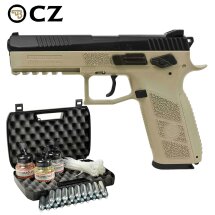 Kofferset CZ 75 P-09 Duty Bicolor 4,5 mm Stahl BB/Diabolo...