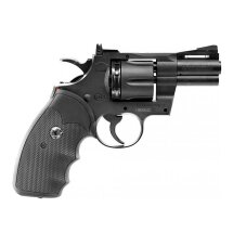 Koffer + Colt Python 2,5" Lauflänge 4,5 mm Diabolos / Stahl BB Co2 Revolver (P18)