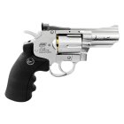 Kofferset Co2 Revolver Dan Wesson 2,5 Silber 4,5 mm Diabolo (P18)