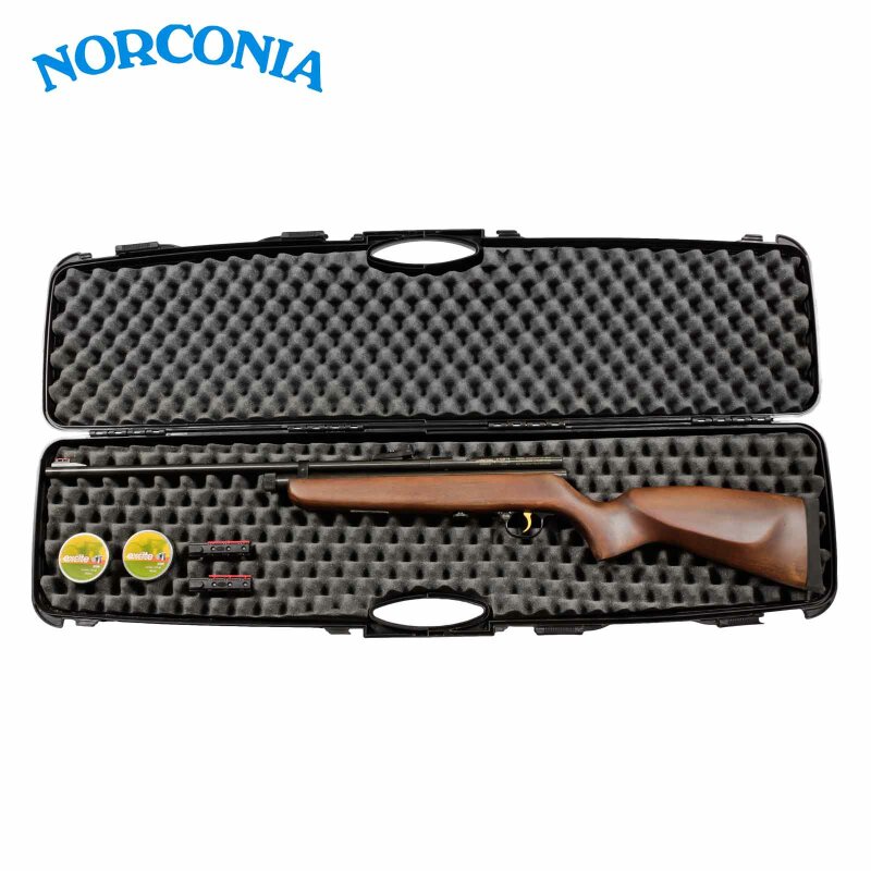 SET Norconia QB78D 4,5 mm Diabolo Co2 Gewehr (P18) + Koffer inklusive 2 Zahlenschloesser + 1000 Diabolos