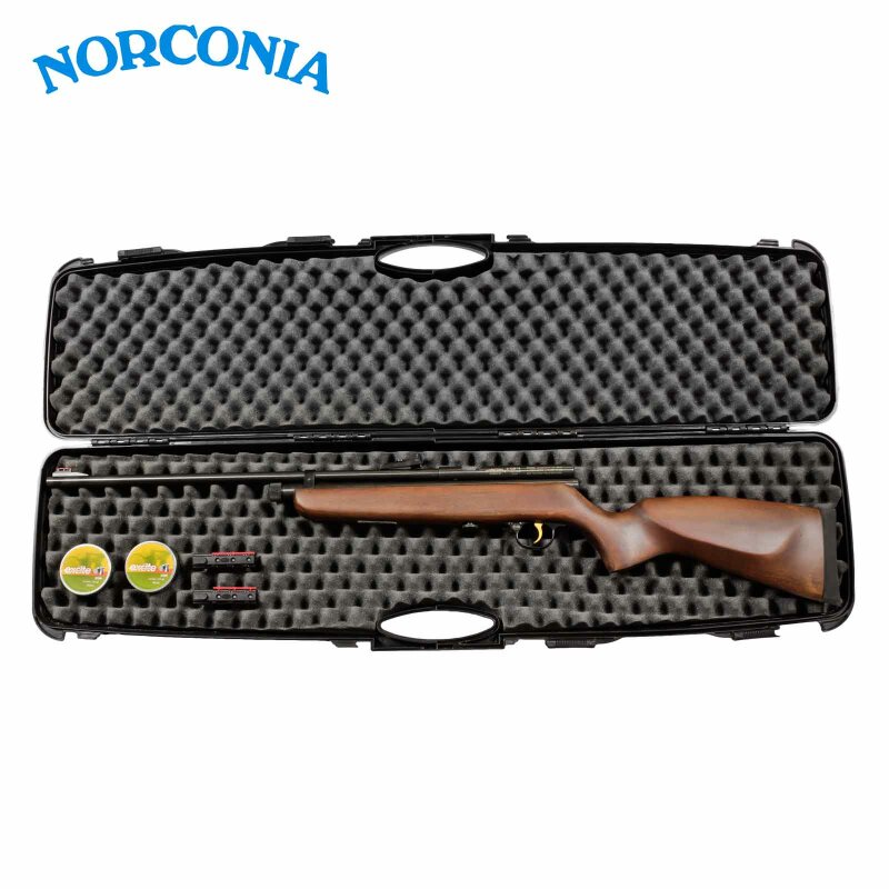 SET Norconia QB78D 4,5 mm Diabolo Co2 Gewehr (P18) + Koffer inklusive 2 Zahlenschloesser + 1000 Diabolos