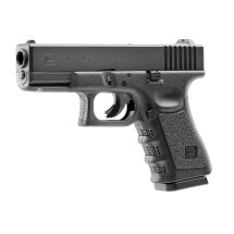 SET Umarex Glock 19 Co2-Pistole Kaliber 4,5 mm Stahl BB...