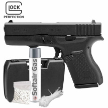 Komplettset VFC Glock 42 Softair-Pistole Kaliber 6 mm BB...