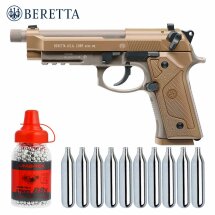 Luftpistolenset Beretta M9A3 FDE 4,5 mm Stahl BB...