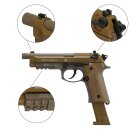 SET Beretta M9A3 FDE 4,5 mm Stahl BB Co2-Pistole Blow Back (P18)