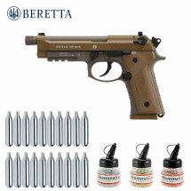 Superset Beretta M9A3 FDE 4,5 mm Stahl BB Co2-Pistole...