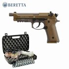 Kofferset Beretta M9A3 FDE 4,5 mm Stahl BB Co2-Pistole Blow Back (P18)