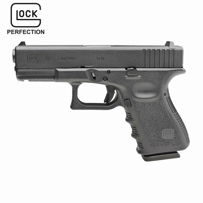 Glock 19 Softair-Pistole Kaliber 6 mm BB Gas Blowback (P18)