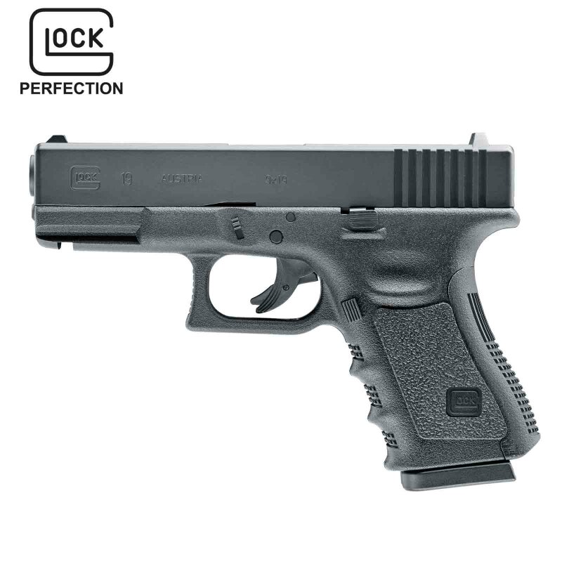 Glock 19 Softair-Co2-Pistole Kaliber 6 mm BB NBB (P18)