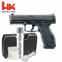 Komplettset Heckler & Koch VP9 Softair-Pistole Kaliber 6 mm BB Gas Blowback (P18)