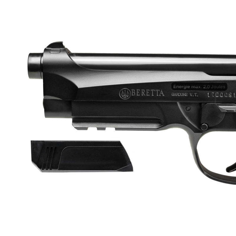Komplettset Beretta 90two SoftairCo2Pistole Kaliber 6 mm BB NBB (P1