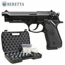 Komplettset Beretta 92 FS Softair-Co2-Pistole Kaliber 6...