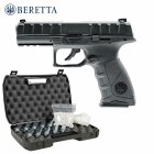 Komplettset Beretta APX Softair-Co2-Pistole Kaliber 6 mm BB Blowback (P18)