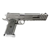 Komplettset Combat Zone Model P11 Para Bicolor Softair-Co2-Pistole Kaliber 6 mm BB NBB (P18)