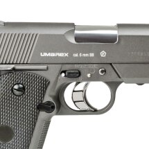 Komplettset Combat Zone Model P11 Para Bicolor Softair-Co2-Pistole Kaliber 6 mm BB NBB (P18)