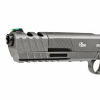 Komplettset Combat Zone Model P11 Para Bicolor Softair-Co2-Pistole Kaliber 6 mm BB NBB (P18)