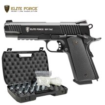 Softair Federuck Pistole schwarz 6mm Kaliber mit Munition Spielzeugpistole 