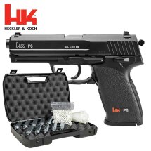 Komplettset Heckler & Koch P8 Softair-Co2-Pistole...