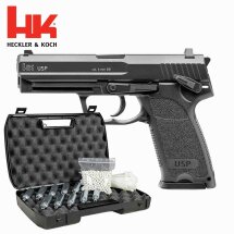 Komplettset Heckler & Koch USP Metallschlitten Softair-Co2-Pistole Kaliber 6 mm BB Blowback (P18)