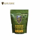 Elite Force Softair BBs Premium Selection - 6 mm BB/0,20 g/2500 Stück Zipper Bag