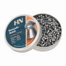 H&N Baracuda Match Diabolo 4,51 mm glatt Luftgewehrkugeln 400 Stück