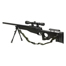 GSG MB01 Sniper Softair-Gewehr Kaliber 6 mm BB Federdruck (P18) + 3-9x40 Zielfernrohr