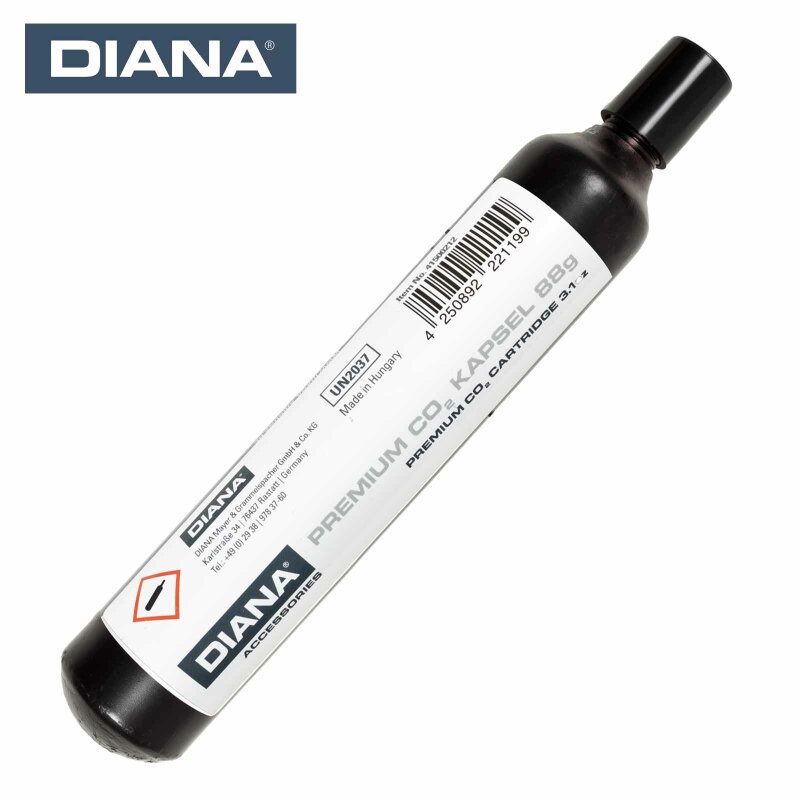 Diana 88 Gramm Co2-Kapsel für Co2 Waffen