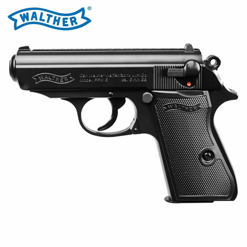 Walther PPK/S Metallschlitten Federdruck Softair-Pistole 6 mm BB (P14)