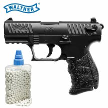 SET Walther P22Q Schwarz Metallschlitten Federdruck...