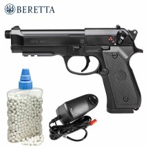 SET Beretta M92 A1 AEP Softair-Pistole 6 mm BB (P14) +...
