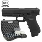 Komplettset Glock 17 GEN4 Softair-Co2-Pistole Kaliber 6 mm BB Blowback (P18)