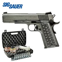 Kofferset Sig Sauer 1911 We the People Vollmetall Co2 Pistole Blow Back 4,5 mm BB (P18)