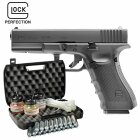 Kofferset Glock 17 Gen4 Co2-Pistole Kaliber 4,5 mm Stahl BB Blowback (P18)