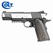 Colt 1911 Railgun Bicolor Vollmetall Softair-Co2-Pistole...