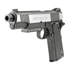 Komplettset Colt 1911 Railgun Bicolor Vollmetall Softair-Co2-Pistole Kaliber 6 mm BB Blowback (P18)