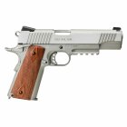 Colt 1911 Railgun Stainless Vollmetall Softair-Co2-Pistole Kaliber 6 mm BB Blowback (P18)