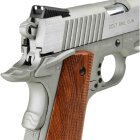 Colt 1911 Railgun Stainless Vollmetall Softair-Co2-Pistole Kaliber 6 mm BB Blowback (P18)