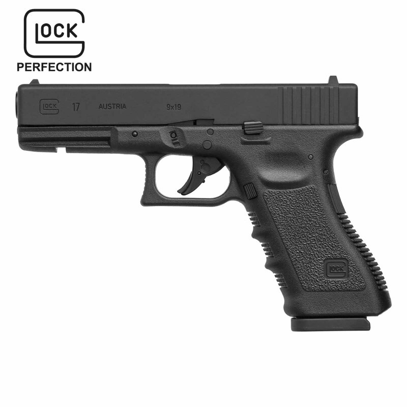 Glock 17 Co2-Pistole Kaliber 4,5 mm Stahl BB Blowback (P18)