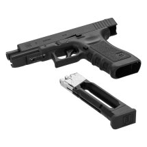Glock 17 Co2-Pistole Kaliber 4,5 mm Stahl BB Blowback (P18)