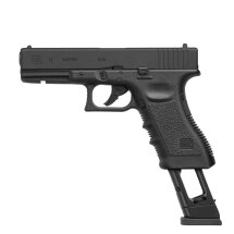 SET Glock 17 Co2-Pistole Kaliber 4,5 mm Stahl BB Blowback (P18)