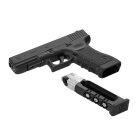 Glock 17 Co2-Pistole Kaliber 4,5 mm Stahl BB / Diabolo Blowback (P18)