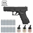 Superset Glock 17 Co2-Pistole Kaliber 4,5 mm Stahl BB / Diabolo Blowback (P18)